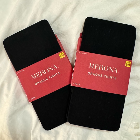Merona Opaque Tights Pack of 2 - Picture 1 of 2